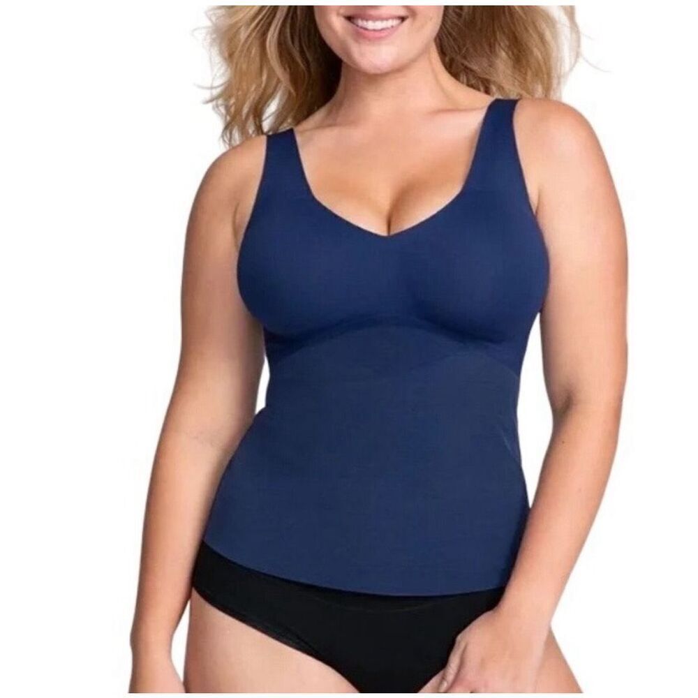 Honeylove LiftWear Tank Navy 2XL Shaping Tank Top